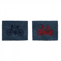 Cyclist or velocipedist embroidered specialty badge