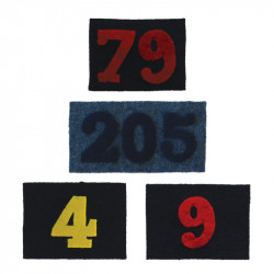 Regiment numbers for kepi model 1884