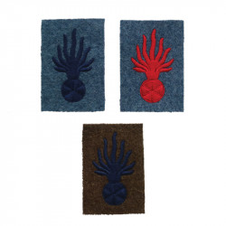 Launcher grenadier embroidered specialty badges
