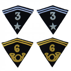 2 collar tabs for greatcoat model 1935