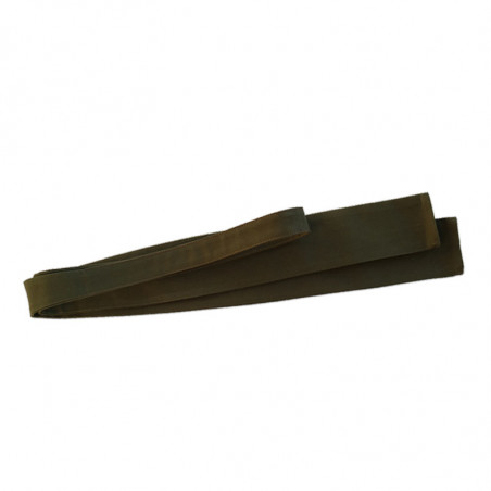 Regate tie in green khaki cotton