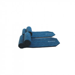 2 shoulder rolls in horizon blue wool 2
