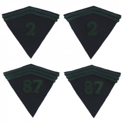 2 collar tabs for greatcoat model 1935