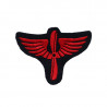 Aviation arm badge embroidered on dark blue wool - soldier