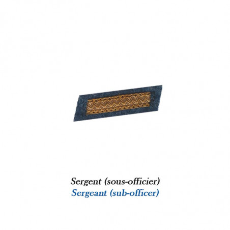 1 Grade pour bonnet Sergent