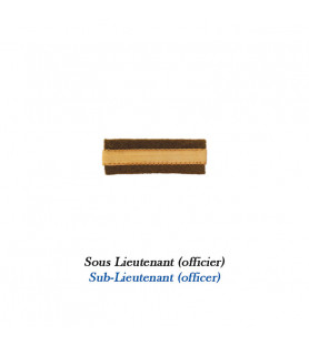 1 Grade pour bonnet Sous-Lieutenant
