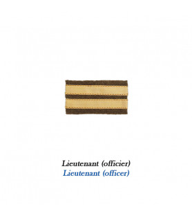 1 Grade pour bonnet Lieutenant