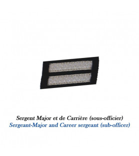 1 Grade pour bonnet Sergent-Major ou de carrière