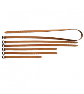 Straps for haversack model 1893 - Tan leather