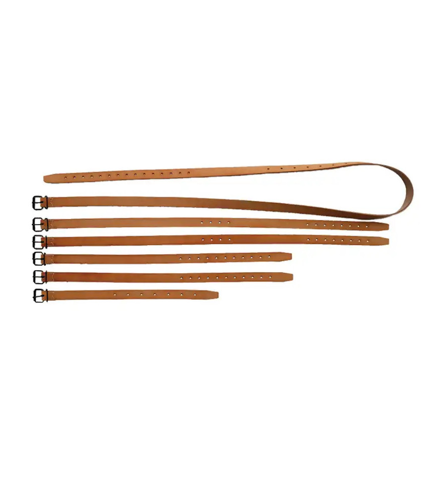 Straps for haversack model 1893 - Tan leather