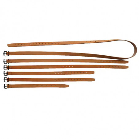 Straps for haversack model 1893 - Tan leather