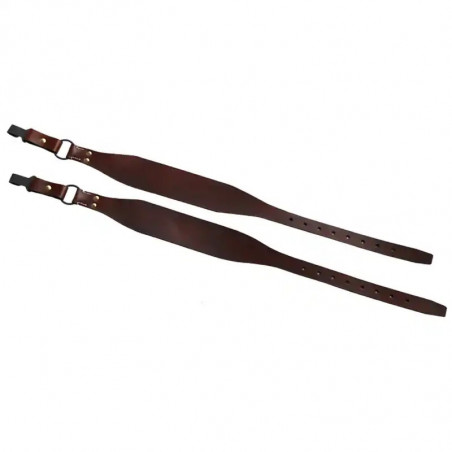 2 straps for haversack model 1935 in brown leather