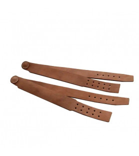 2 shoulder straps for haversack model 1893 in vegetable old leather