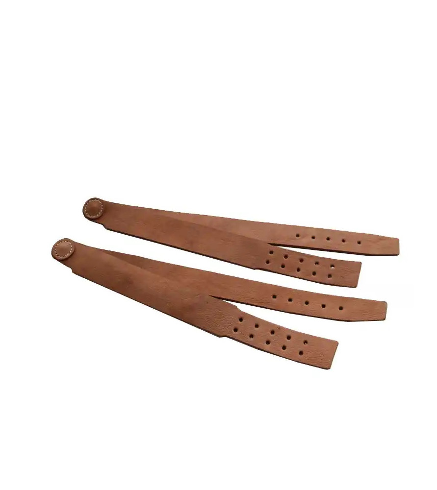 2 shoulder straps for haversack model 1893 in vegetable old leather