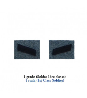 Paire de 1 grade pour militaire du rang