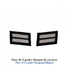 2 grades or pour sous-officier Sergent